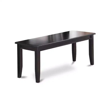 Ensemble de salle à manger contemporain - Table et 4 chaises avec banc - Ensemble dînette chic