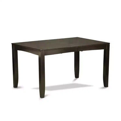 Ensemble Table de Cuisine 5 Pièces Chaises Bleu Lin Pieds Cappuccino Meubles de Salle à Manger