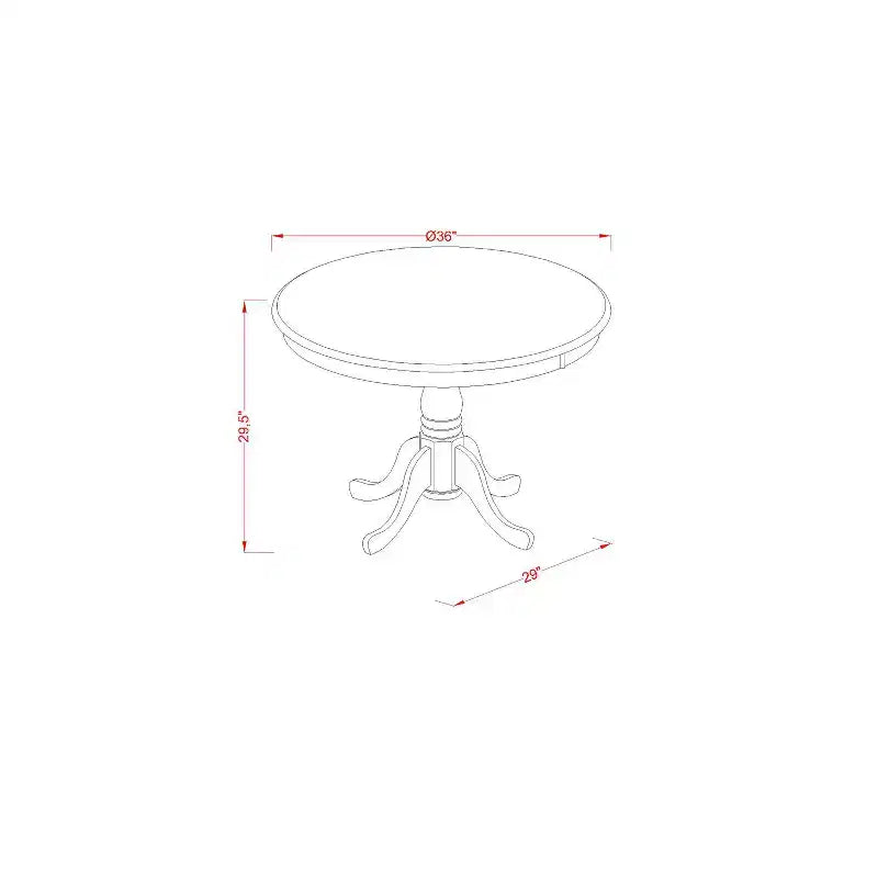 Ensemble table de cuisine ronde avec chaises - Table et chaises de salle à manger modernes