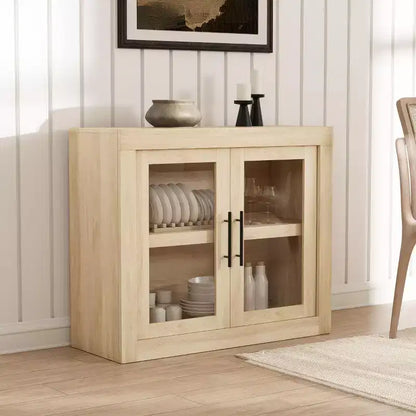 Bahut de 179,8 cm avec 4 portes, buffet moderne de style rustique avec rangements, console multimédia en bois pour le salon et la cuisine