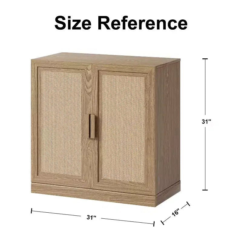 Buffet et armoire empilables en bois massif avec étagères réglables