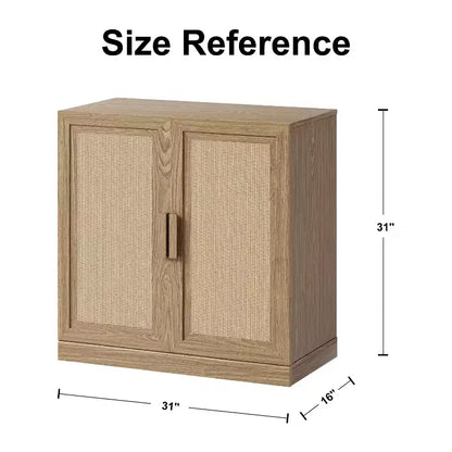 Buffet et armoire empilables en bois massif avec étagères réglables