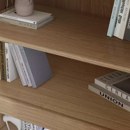 Buffet et armoire empilables en bois massif avec étagères réglables