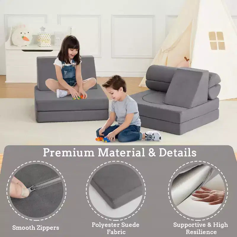 Canapé pour tout-petits en mousse souple, piscine à balles pour garçons et filles, pour chambre à coucher, salle de jeux,