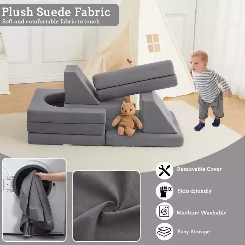 Canapé pour tout-petits en mousse souple, piscine à balles pour garçons et filles, pour chambre à coucher, salle de jeux,