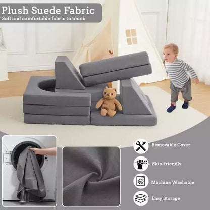 Canapé pour tout-petits en mousse souple, piscine à balles pour garçons et filles, pour chambre à coucher, salle de jeux,