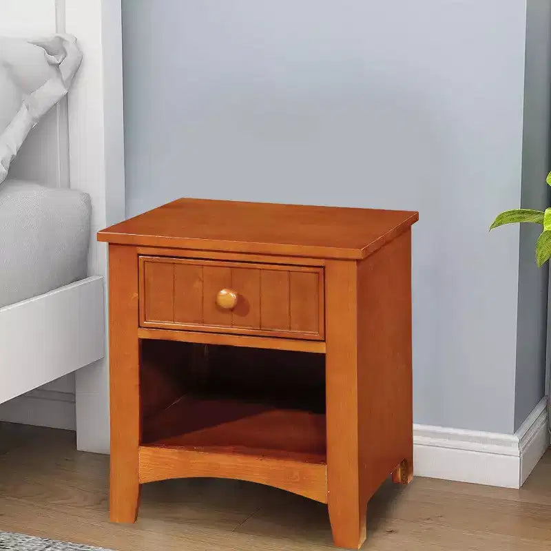 Royal Hampton Wood Night Stand, Oak Finish