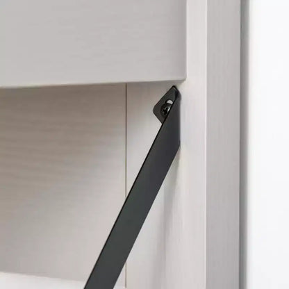 Bureau informatique avec étagère, bureau d'ordinateur à domicile avec armoire de rangement