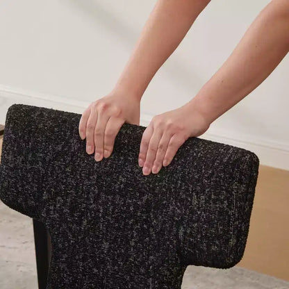 Lot de 2 chaises de salle à manger modernes rembourrées avec pieds en bois, chaises d'appoint élégantes sans accoudoirs pour la salle à manger, la cuisine ou les espaces de vie - Panipeachy
