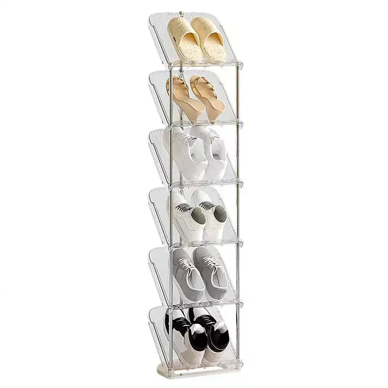 Étagère à Chaussures 6 Niveaux ? Organisateur de Rangement de Chaussures pour Entrée