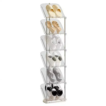 Étagère à Chaussures 6 Niveaux ? Organisateur de Rangement de Chaussures pour Entrée