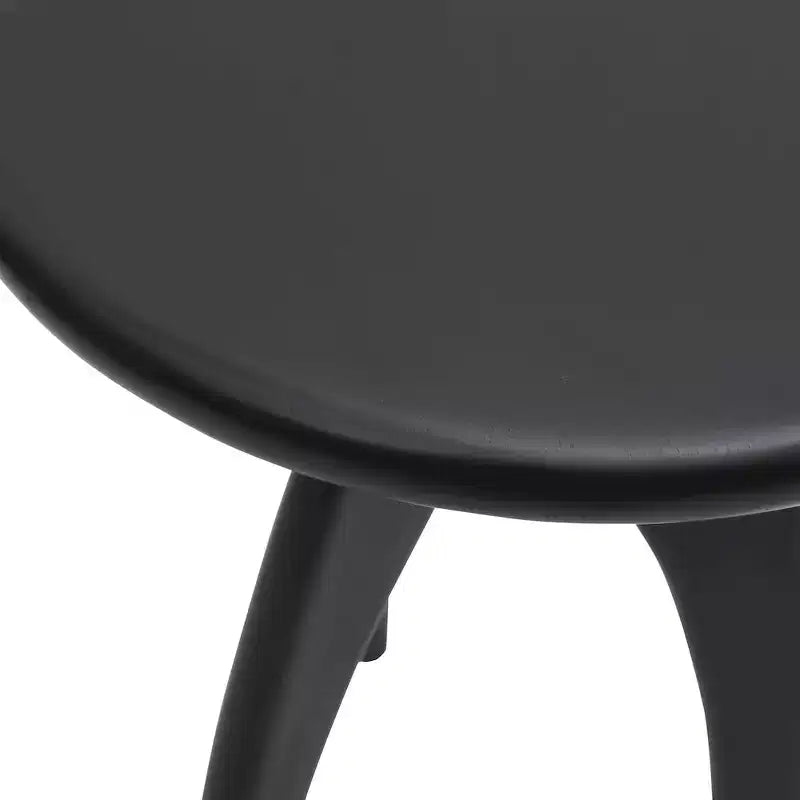 Jofran, Table d'appoint ronde incurvée "Space Age" du milieu du siècle en bois massif