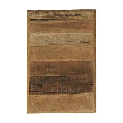 Jofran, table d'appoint rustique en bois massif recyclé avec étagère de rangement
