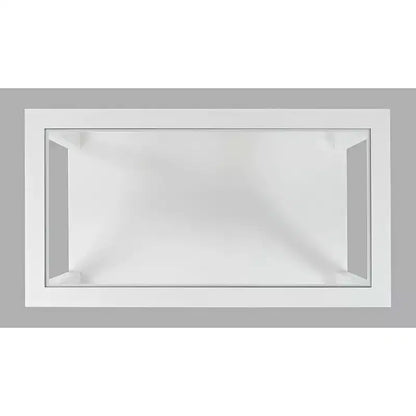 Table basse contemporaine rectangulaire Jofran Urban Icon avec plateau en verre
