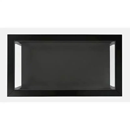 Table basse contemporaine rectangulaire Jofran Urban Icon avec plateau en verre