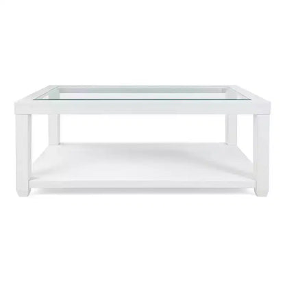 Jofran, Urban Icon Contemporary Rectangular Glass Inlay Coffee Table
