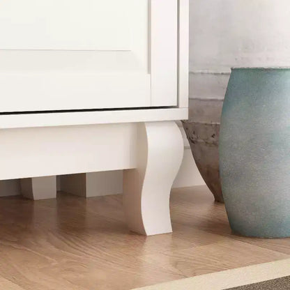 Famapy Commode verticale 5 tiroirs noire/blanche, commode avec finition brillante texturée, armoire de rangement haute, table d'appoint pour chambre/salon