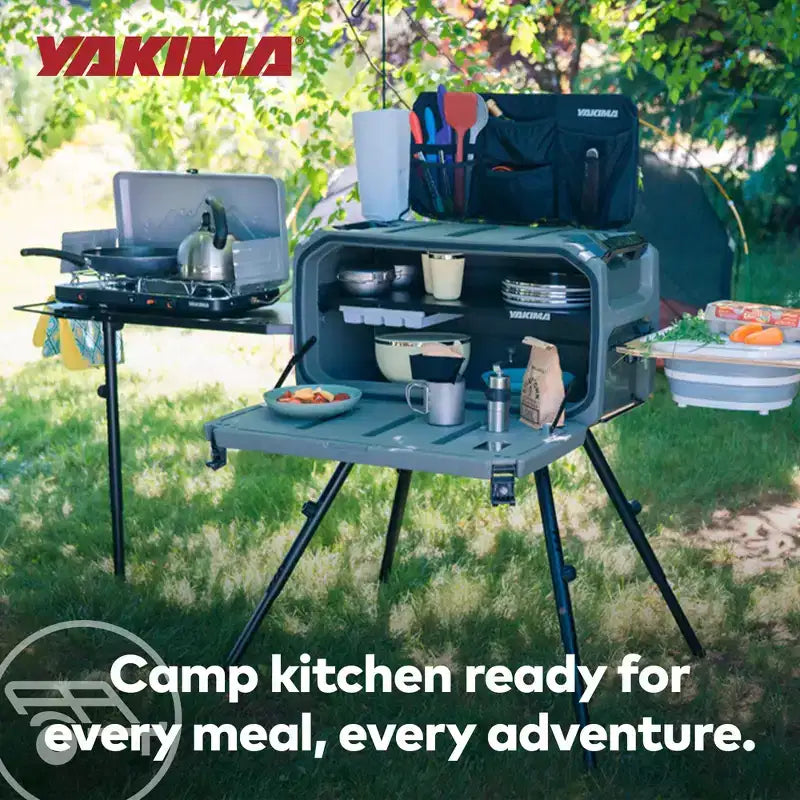 Yakima EXO OpenRange 16 x 31 po. Table d'appoint en métal pour réservoirs de propane, noire