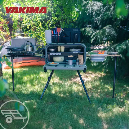 Yakima EXO OpenRange 16 x 31 po. Table d'appoint en métal pour réservoirs de propane, noire