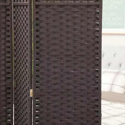 Paravent Pliant 8 Panneaux 1,7 m de Haut Séparateur de Pièce Autonome pour Bureau à Domicile