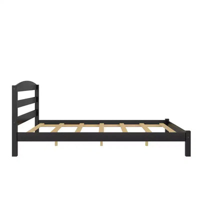 GDFStudio Tomlinson Lit plateforme moderne pleine taille en bois de pin
