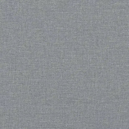 Cadre de lit avec tête de lit gris clair