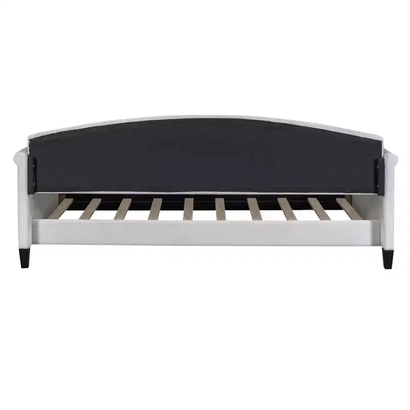 Lit de repos capitonné moderne de luxe à boutons Luxystar pour chambre à coucher et chambre d'amis, taille double
