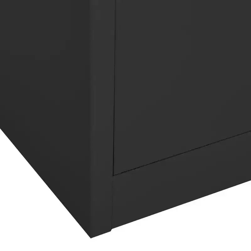 vidaXL Classeur de rangement en métal avec étagères pour bureau en acier