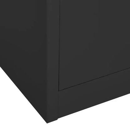 vidaXL Classeur de rangement en métal avec étagères pour bureau en acier