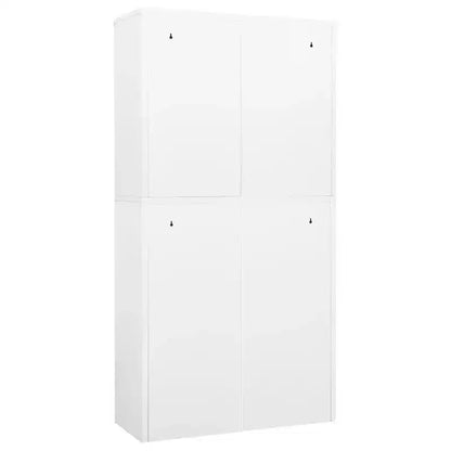 vidaXL Classeur de rangement en métal avec étagères pour bureau en acier