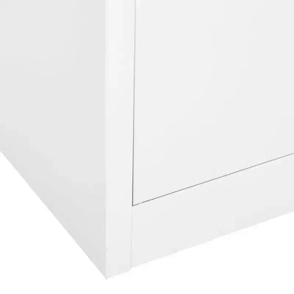 vidaXL Classeur de rangement en métal avec étagères pour bureau en acier