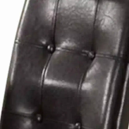 Chaise de salle à manger Royal Hampton en similicuir et pin, lot de 2, brun foncé
