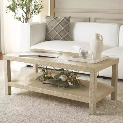 Table Basse Apis Raffia - COF6612A - Naturel - Safavieh