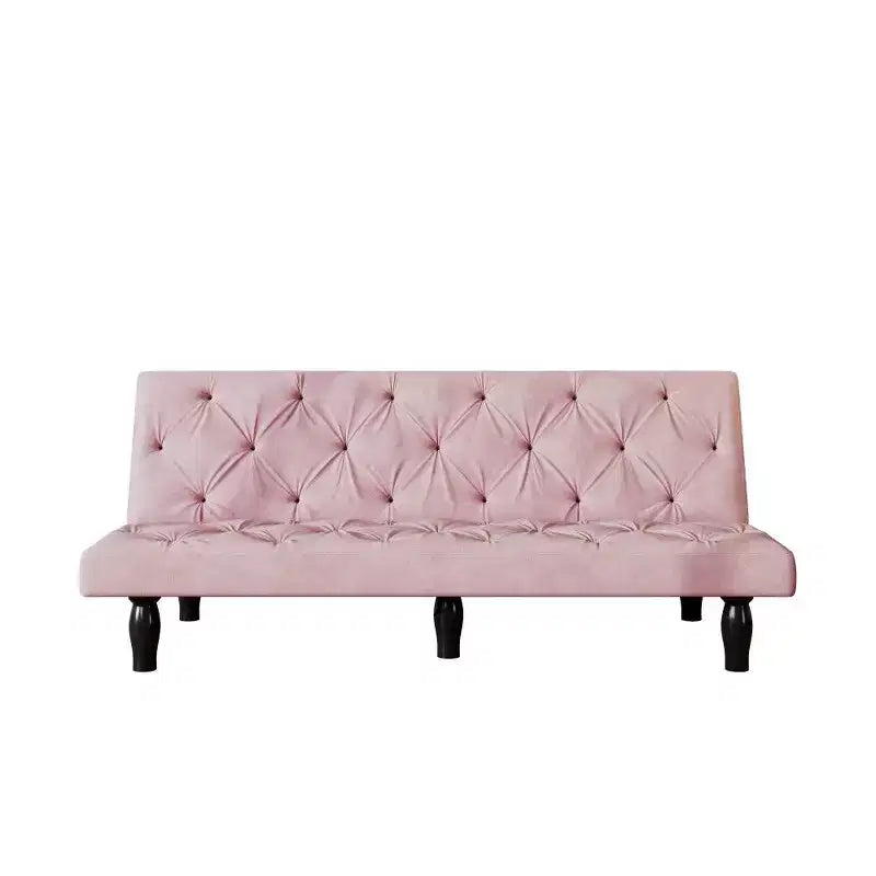 TUYOHW Canapé convertible peu encombrant de 168 cm, canapé-lit en velours avec cadre en bois robuste, causeuse réglable sur 3 positions pour salon