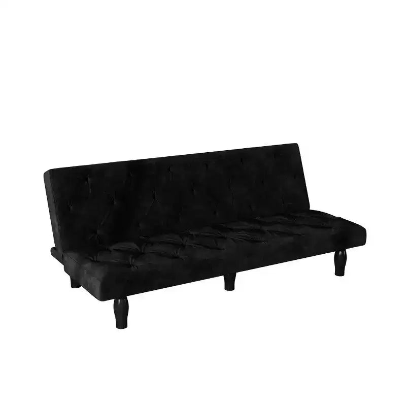 TUYOHW Canapé convertible peu encombrant de 168 cm, canapé-lit en velours avec cadre en bois robuste, causeuse réglable sur 3 positions pour salon