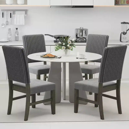 Costway Lot de 4 chaises de salle à manger en velours de style moderne du milieu du siècle