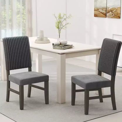 Costway Lot de 4 chaises de salle à manger en velours de style moderne du milieu du siècle