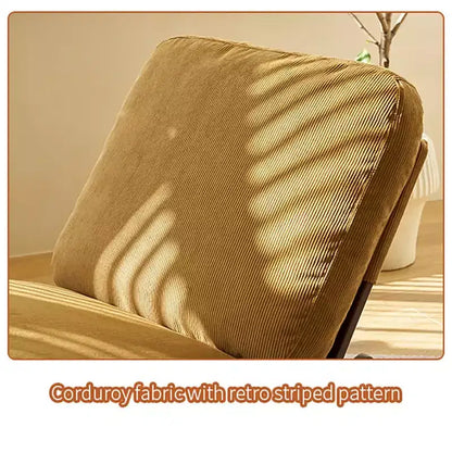 Fauteuil à bascule planeur confortable Rembourrage Fauteuil planeur Cadre en bois massif Plusieurs réglages Fauteuil de lecture d'appoint