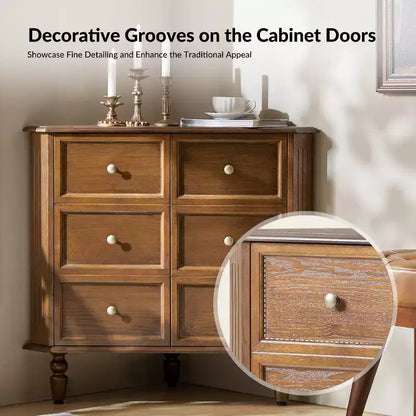 Roland 30 H Meuble d'angle à 2 portes avec pieds tournés Lot de 2|ARTFUL LIVING DESIGNS