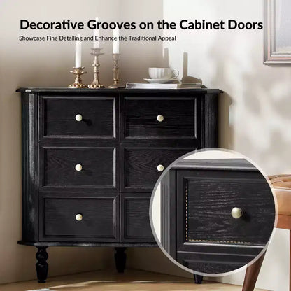 Roland 30 H Meuble d'angle à 2 portes avec pieds tournés Lot de 2|ARTFUL LIVING DESIGNS