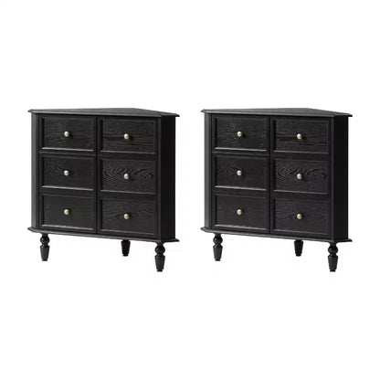 Roland 30 H 2-Door Corner Cabinet with Spindle Legs Set of 2|ARTFUL LIVING DESIGNS