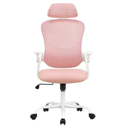 Chaise de Bureau Ergonomique TUYOHW, Chaise de Bureau à Dossier Haut en Maille avec Appui-tête Réglable et Accoudoirs Relevables, Coussin Épais