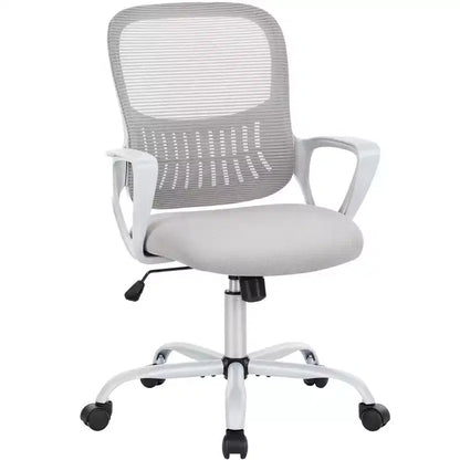 TUYOHW Chaise de bureau en maille à roulettes, Hauteur 41,5" réglable, Fauteuil gamer pour bureau