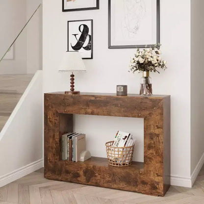 47 Table console étroite de ferme pour salon, couloir - Panipeachy