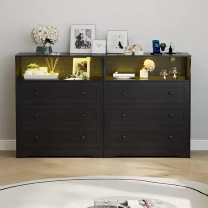 Petite commode en bois à 3 tiroirs, Commode en bois pour chambre à coucher, placard, table de chevet, Commode étroite, 39,9 P x 80 L x 94,5 H cm