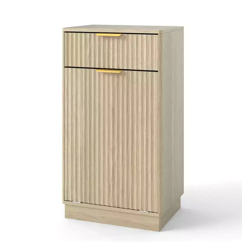 Meuble poubelle basculante Homy Casa avec bac coulissant pour cuisine, entrée ou buanderie