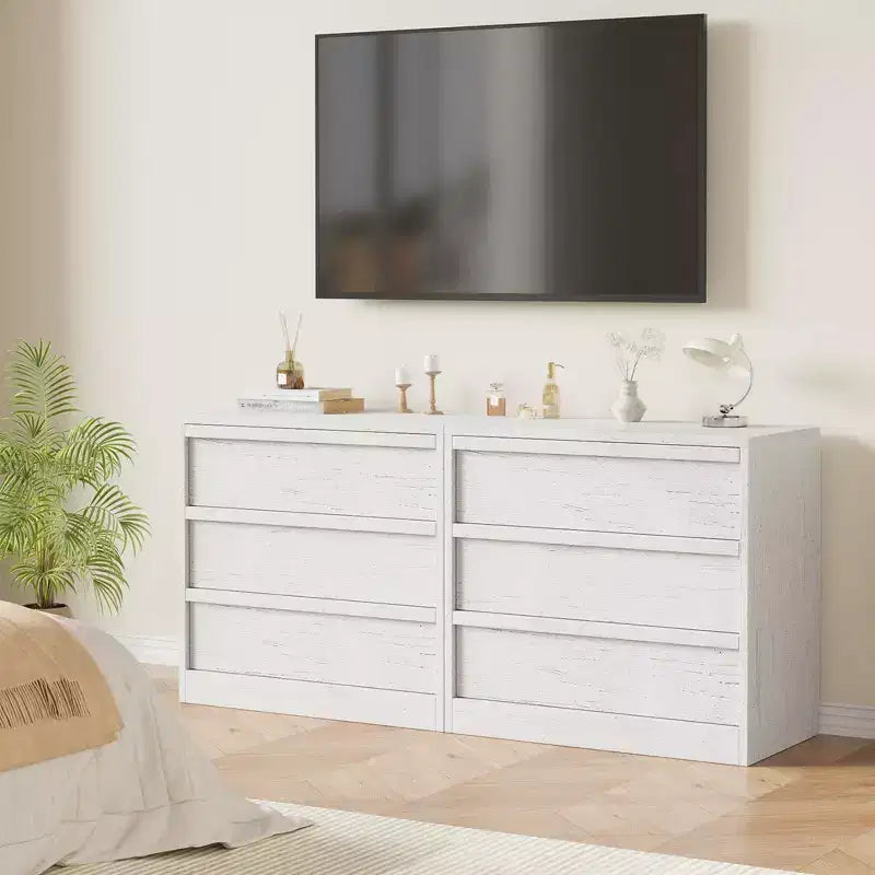 Commode à 3 tiroirs, table de chevet en chêne naturel à 3 tiroirs avec grand rangement, petite table d'appoint de chevet moderne pour salon, chambre d'enfant, entrée