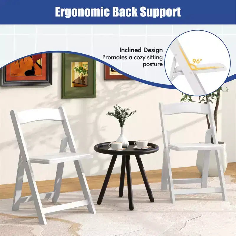 Lot de 8 chaises de salle à manger Costway avec pieds en bois d'hévéa et assise rembourrée pour maison, bureau, événements
