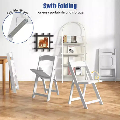 Lot de 8 chaises de salle à manger Costway avec pieds en bois d'hévéa et assise rembourrée pour maison, bureau, événements