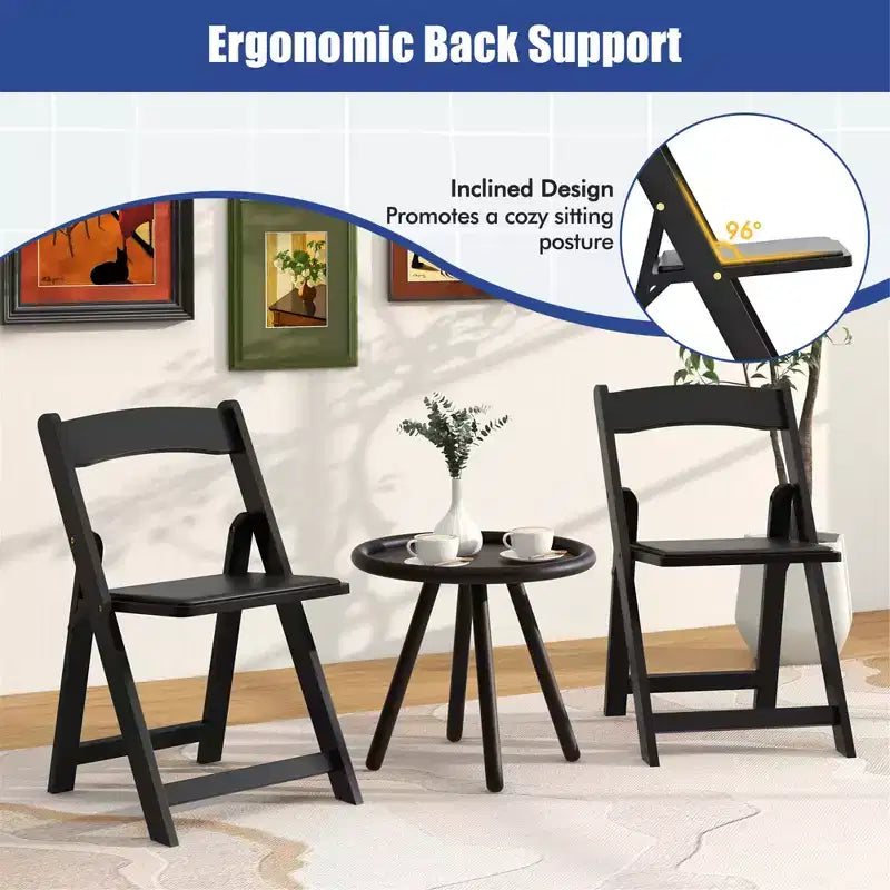 Lot de 8 chaises de salle à manger Costway avec pieds en bois d'hévéa et assise rembourrée pour maison, bureau, événements